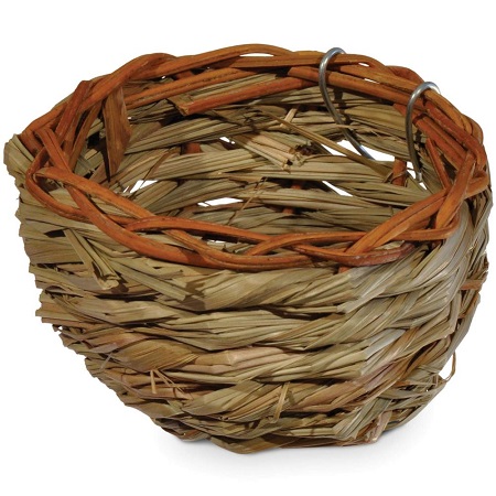 Grass & Bamboo Open Canary Nest - Breeding Supplies - Nests - Canary Supplies